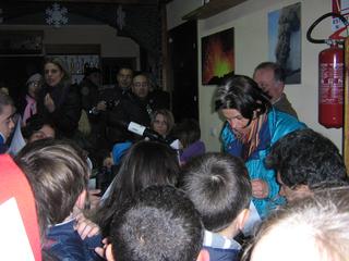 Alessandra Zanazzi con le Famiglie al rifugio Citelli sul vulcano  ETNA